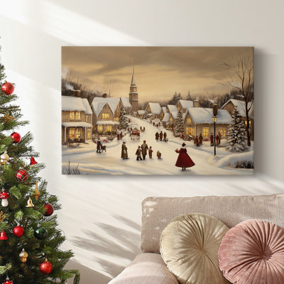 Christmas Holiday Art - Gallery Wrapped Canvas-Series 3-CXVI