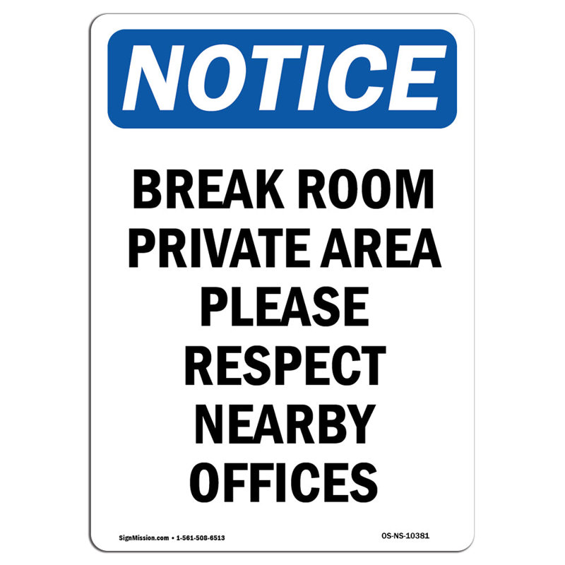 Notice Sign