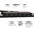 Clamp-On LED Desk Lamp with 5 Modes, Sensor, USB Ports & Timer - Black