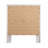 Elegant White Transitional Nightstand