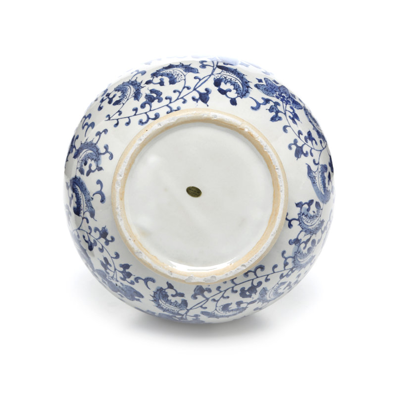 Blue Floral Vase, Blue Floral