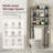 3 Tier Over The Toilet Storage Rack-2120614663