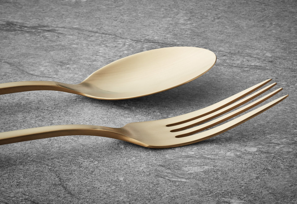 Gold Flatware
