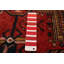 Tapis rouge anatolien fait à la main de conception unique 3 pi 5 po x 10 pi 7 po Konya