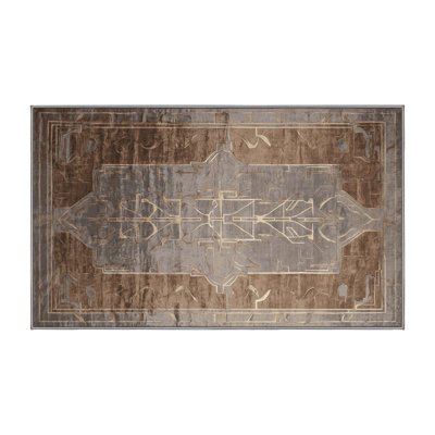 Machine Washable Gray Area Rug