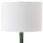 Lampe de table en verre vert Daneca