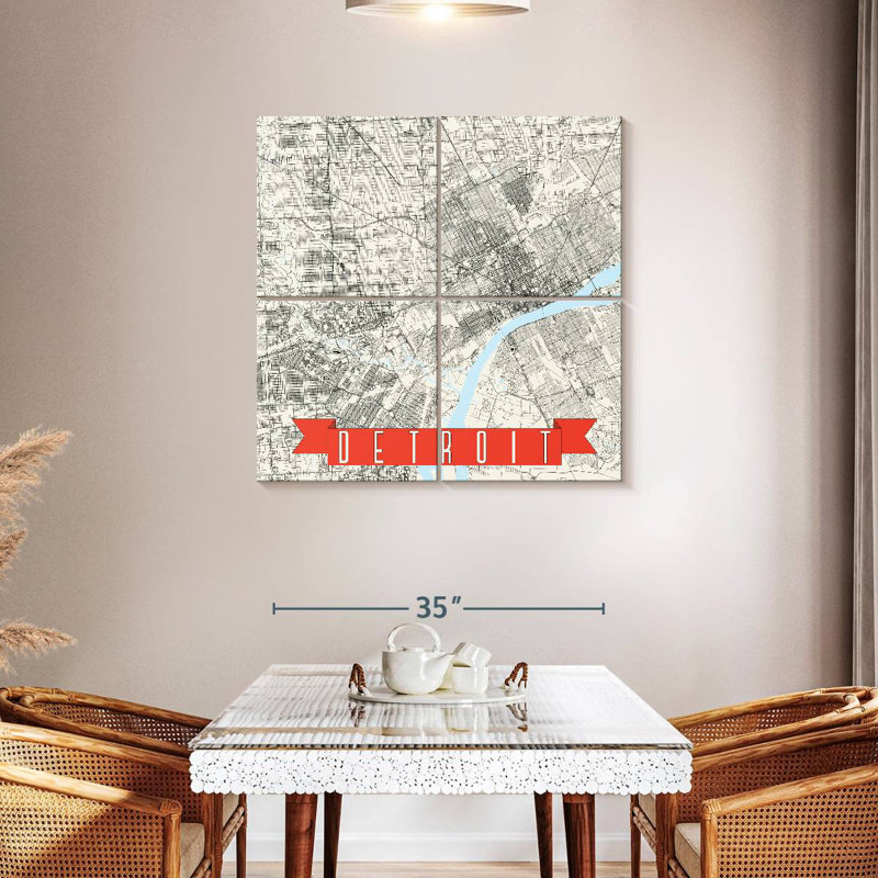 Aliaz Detroit Grid Map