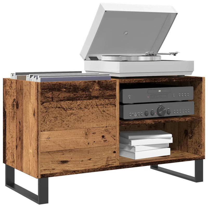 48cm H Media Cabinet, Old Wood