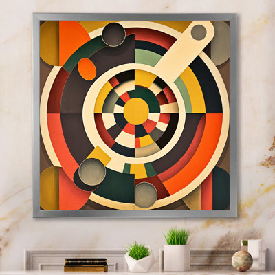 Mid-Century rétro circulaire Visions - impression