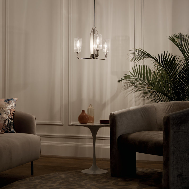 Lustre Kimrose 3Lt, Nickel poli