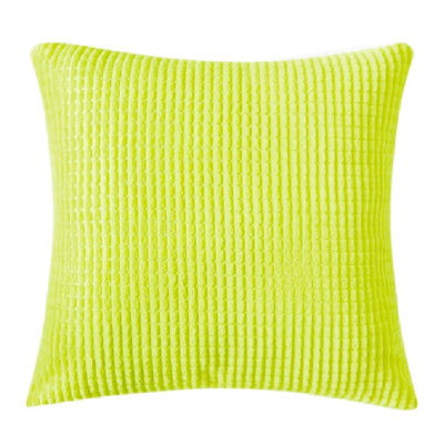 Houndstooth Cotton Blend Reversible Throw Pillow