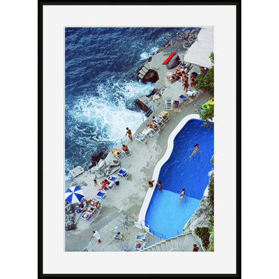 Pool On Amalfi Coast Print by Slim Aarons