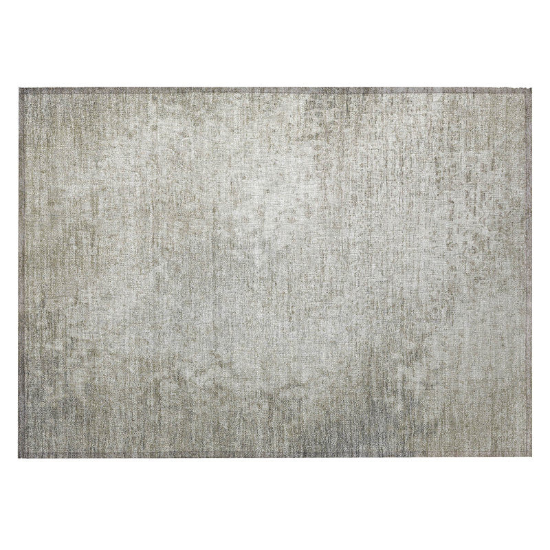 Tapis intérieur lavable antidérapant beige 2 pi x 3 pi