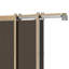 Ensemble de cadre pour porte coulissante à galandage, conçu pour les portes de 61 à 76 cm de large et 203 cm de hauteur, avec mécanisme de fermeture amortie bidirectionnel, coulissement fluide et silencieux, installation facile, en bois et acier galvanisé-116843457