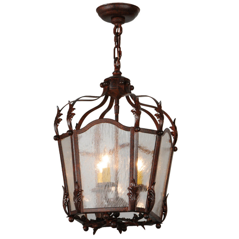 Luminaire suspendu géométrique 3 lumières lanterne