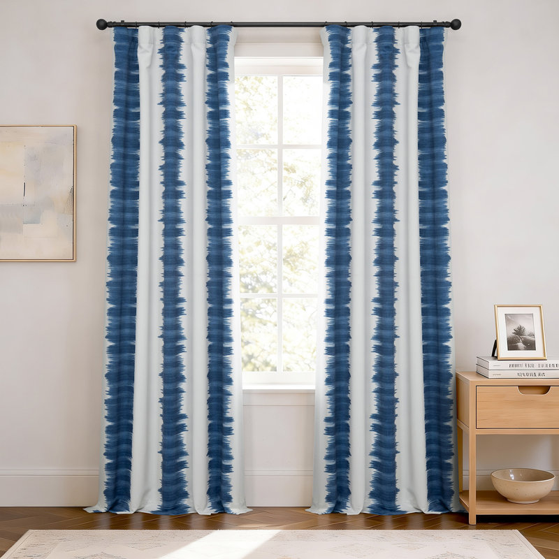 Rideaux obscurcissant Camarillo, Bleu, L 50 po x L 96 po