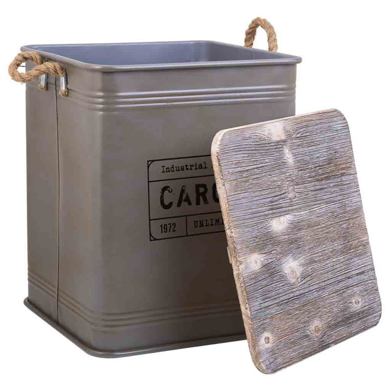 Williston Forge Iron Decorative Basket