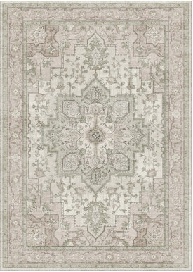 Tapis de cuisine persan rétro anti-fatigue, tapis de sol ergonomique en PVC, Gris, Carré 30 po