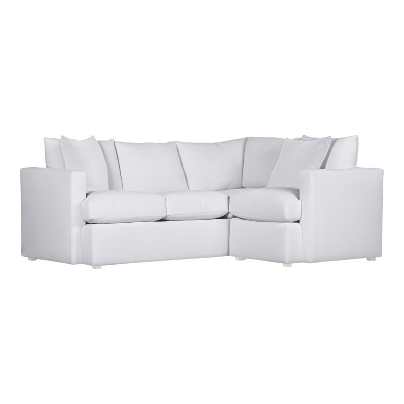 American Bungalow 2-Piece Sectional, Navada Snow, Casa Blanca