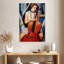 Femme Abarca avec violoncelle-108240562