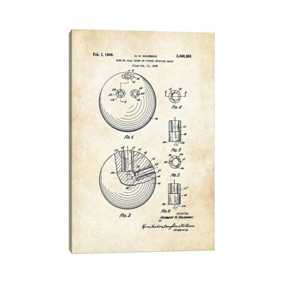 «Bowling Ball» par vern77 - reproduction de dessin sur toile tendue