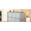 Lit simple pliant, gris - solide, espace dans l'armoire, solide, conscient