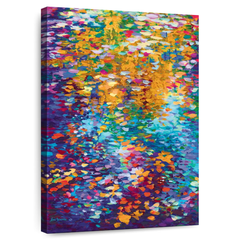 The Dance Of Leaves, 12" H x 8" W