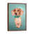 Classic Brown Wood Framed Canvas
