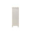 Commode finition perle blanche