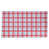 Blanc / bleu clair / rouge