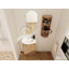 Meuble-lavabo autoportant de 23 po avec lavabo et support de rangement, portes à fermeture douce-125514662
