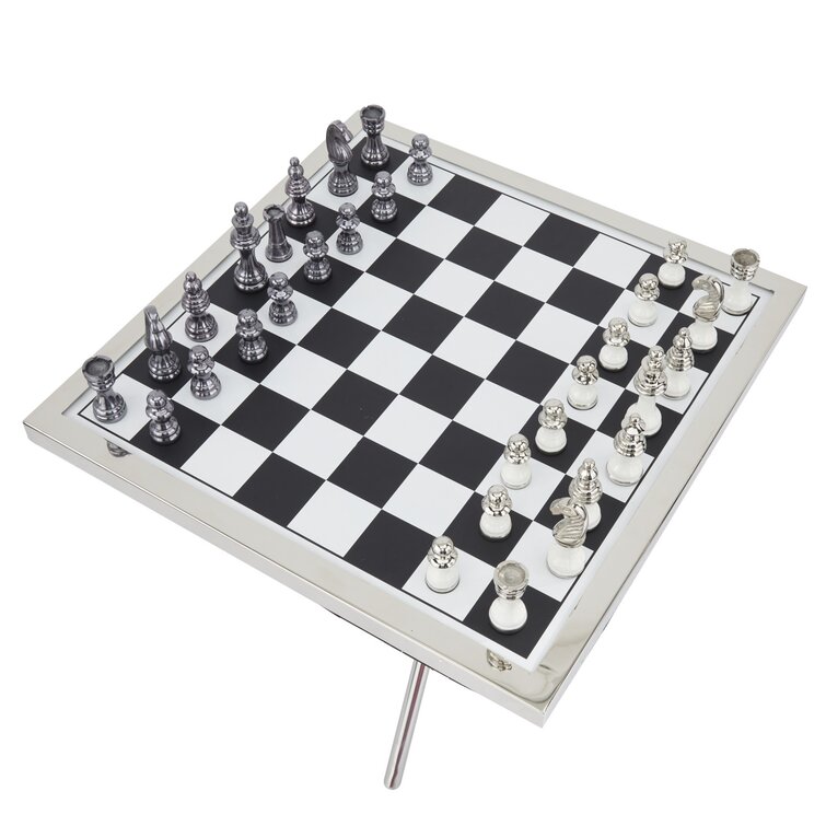 Cole & Grey 2 Player Metal Chess