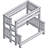 Fireside Lodge Barnwood Bunk Bed - Double/Single - Ladder Right-1783111587