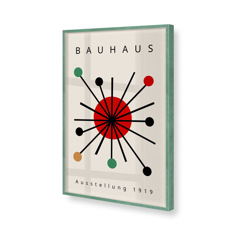 Éclat audacieux du Bauhaus, Cadre simple citronnelle, H 37 po x l 25 po