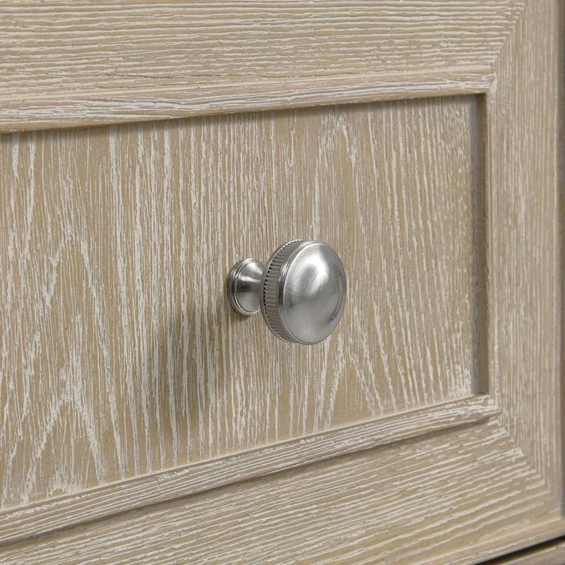 Lorelai 60'' W Double Bathroom Vanity Base, Whitewashed Oak