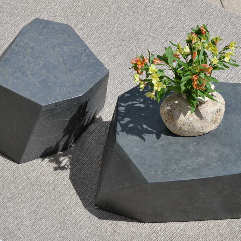 Halvorson Slate Outdoor Coffee Table