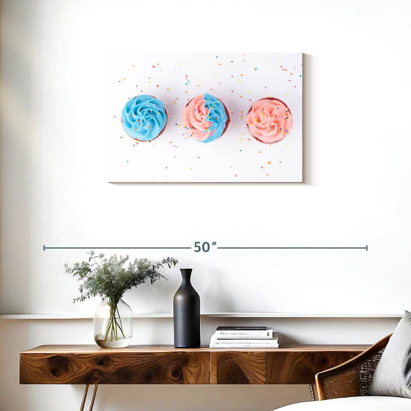Yarlin Delicious Cupcakes, 20" H x 30" W