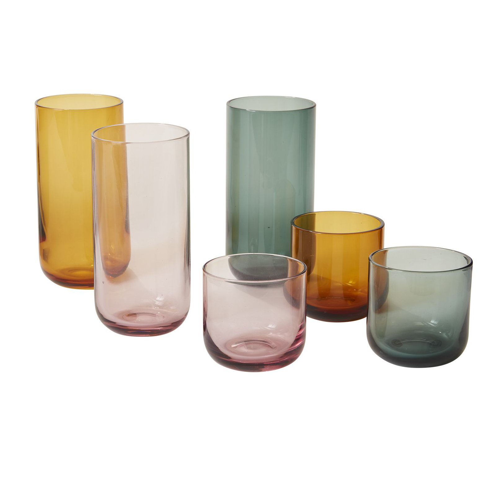 Ande 12 oz. Drinkware Glass, Purple
