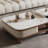 Microcrystalline stone square coffee table