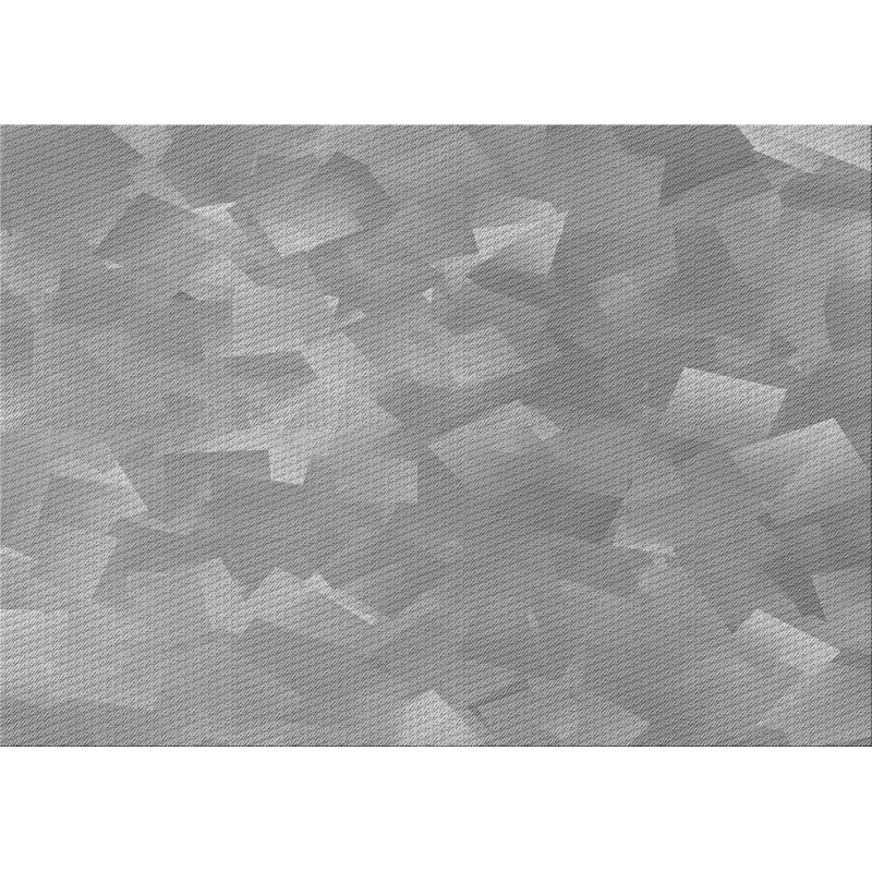 Geometric Indoor Rug, Rectangle 4' x 6'