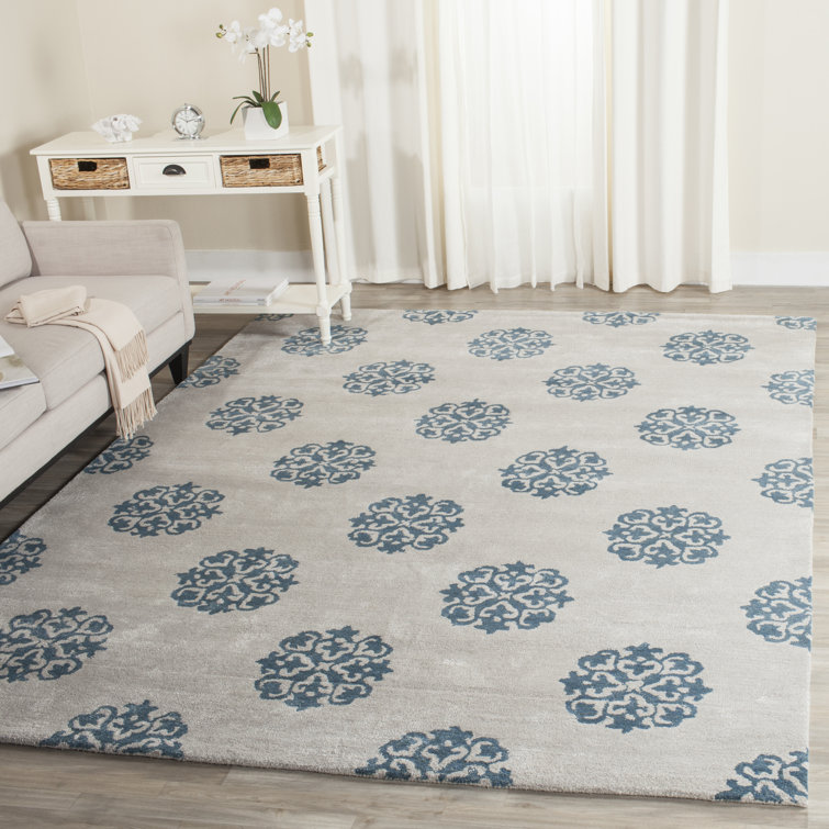Candelo Hand Tufted Wool Pile Geometric Rug