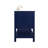 Bonsai 60'' Double Bathroom Vanity with Carrara Marble Top-209939489