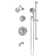 Braston HydroMersion Tub and Shower Trim Kit with Hand Spray