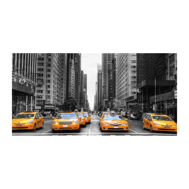 Taxis New York - Wrapped Canvas Art Prints