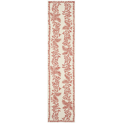 Martha Stewart Wool Pile Floral Rug