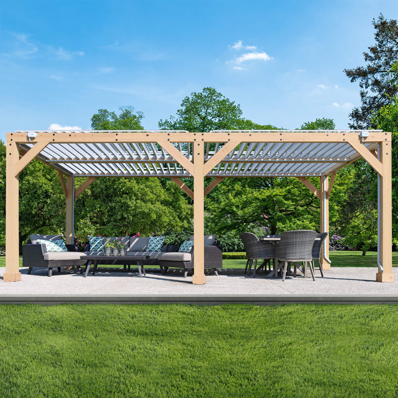 Meridian 10 Ft. W x 20 Ft. D Aluminum Hardtop Gazebo