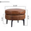 Repose-pieds rond en cuir 21,5 po Jackson-1615363150