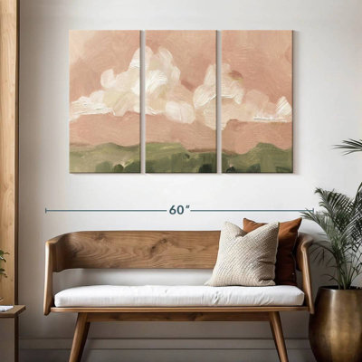 Avery, brume rose, coucher de soleil I