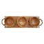 Alpen Home Carwyn Wood Divided Serving Dish
