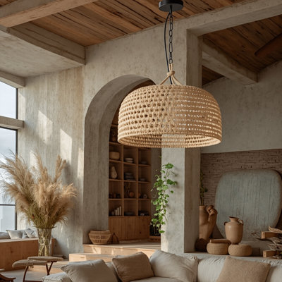 Baldassarre - Light Matte Black Dome Pendant